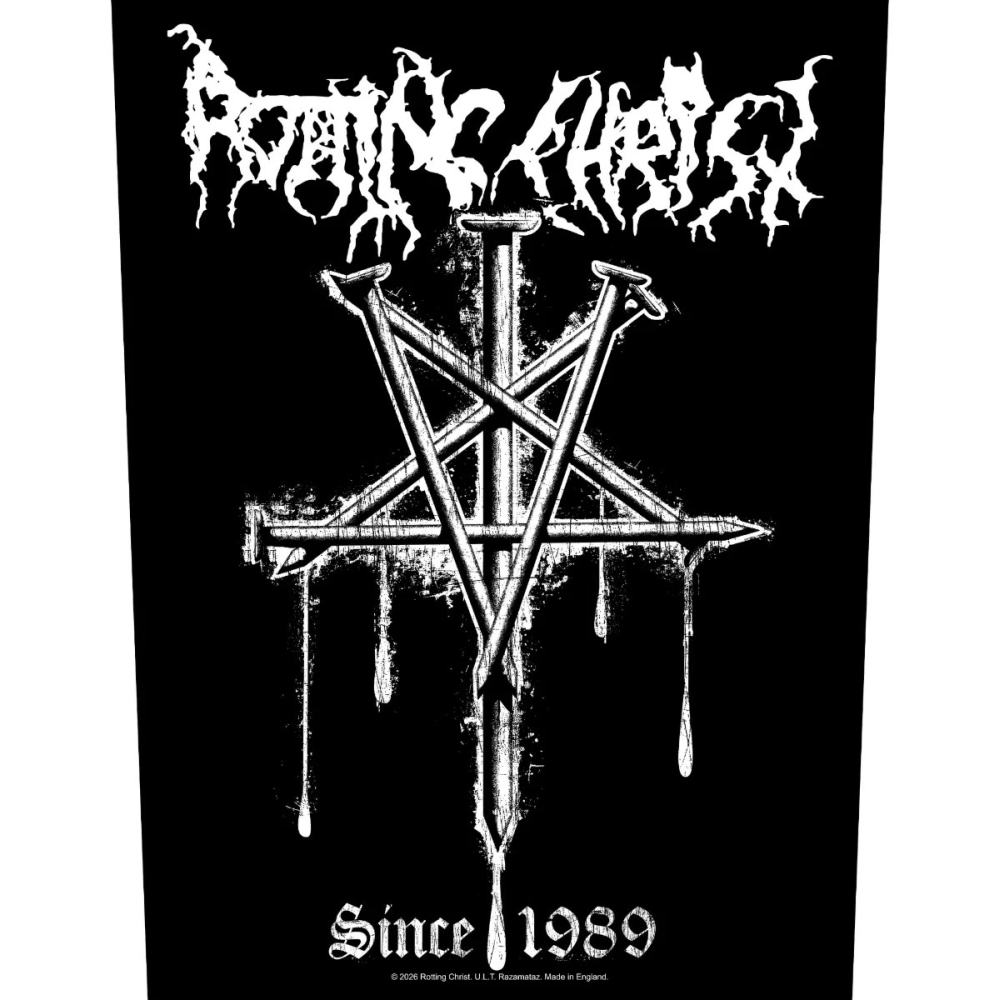 Rotting Christ - Since 1989 Rugpatch - Zwart/Wit